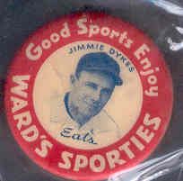 1934 Wards Sporties Pin- Jimmie Dykes