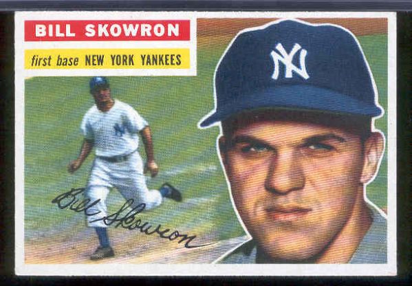 1956 Topps Bb- #61 Bill Skowron , Yankees