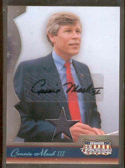 2007 Donruss Americana- “Stars Signature Materials”- #36 Connie Mack III- #112/250 