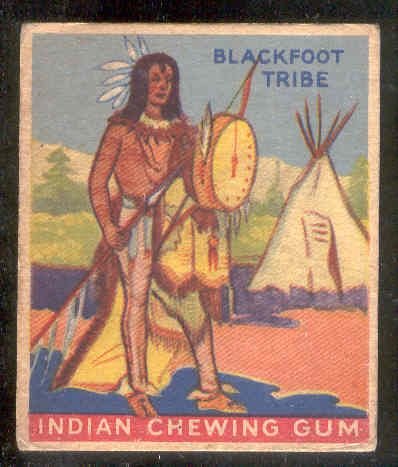 1930’s Goudey Indian Gum - #24 Blackfoot Tribe- Series of 48 