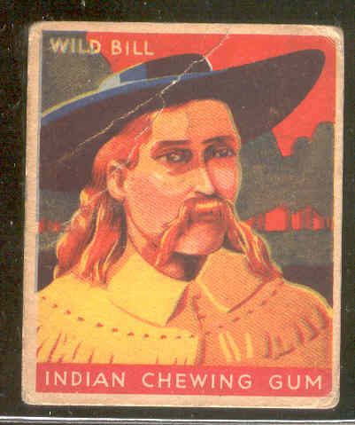 1930’s Goudey Indian Gum - #59 Wild Bill- Series of 96