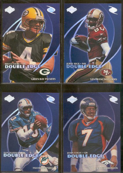 1998 Collectors Edge Fb- “Double Edge” Insert Set 1A of 12 