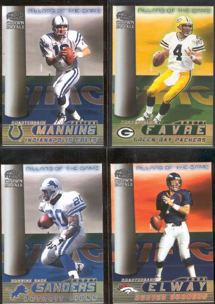 1998 Crown Royale Fb- “Pillars of the Game” Insert Set of 25