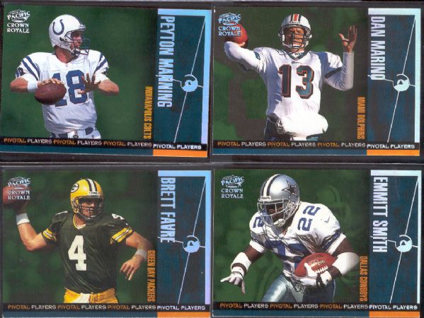 1998 Crown Royale Fb- “Pivotal Players” Insert Set of 25