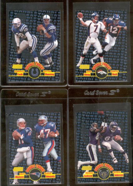 1998 Stadium Club Fb- “Double Threat” Set of 10