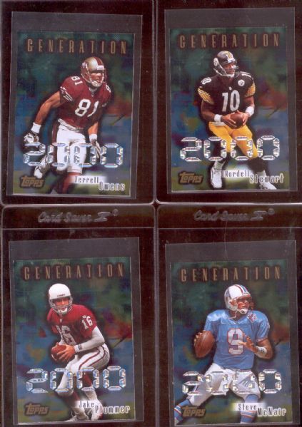 1998 Topps Fb “Generation 2000” Insert Set of 15