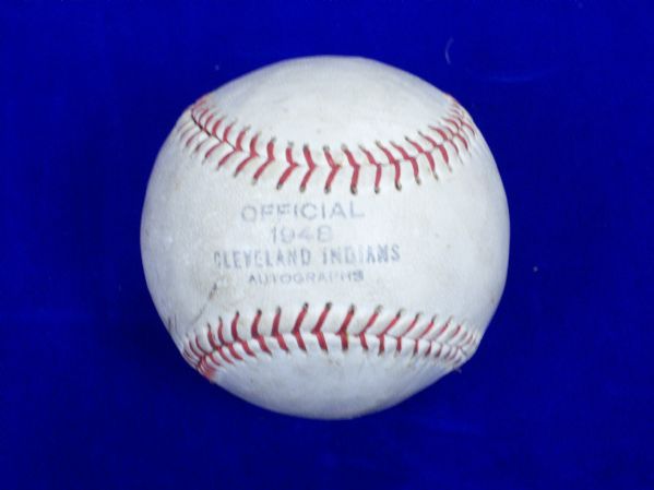 Official 1948 Cleveland Indians Ball