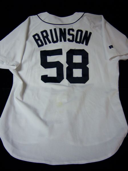 Will Brunson- Detroit Tigers Home Jersey #58