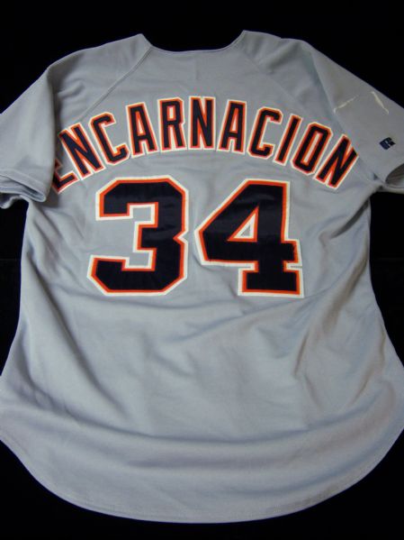 Juan Encarnacion- Detroit Tigers Road Jersey #34