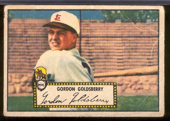 1952 Topps Bb- #46 Goldsberry, Browns