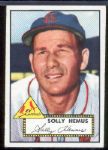 1952 Topps Bb- #196 Solly Hemus, Cardinals