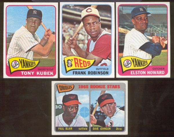 1965 Topps Bb- 4 Cards