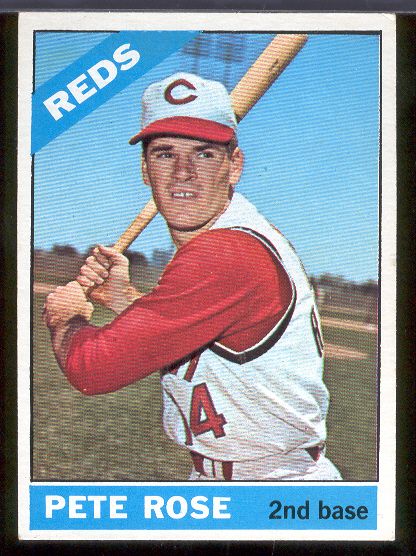 1966 Topps Bb- #30 Pete Rose, Reds