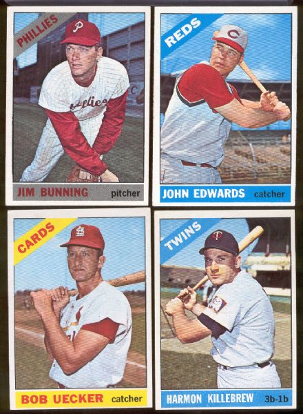 1966 Topps Bb- 4 Cards