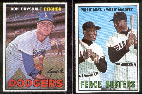 1967 Topps Bb- 2 Cards