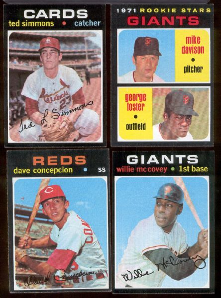 1971 Topps Bb- 4 Cards