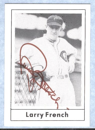 1978 Grand Slam Bb- #30 Larry French, Cubs- Autographed!