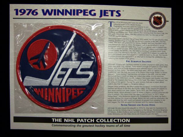 Willabee & Ward Hockey Patch- 1976 Winnipeg Jets