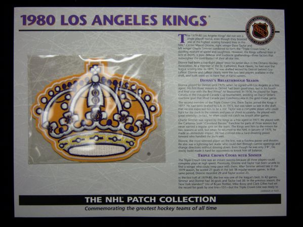 Willabee & Ward Hockey Patch- 1980 Los Angeles Kings