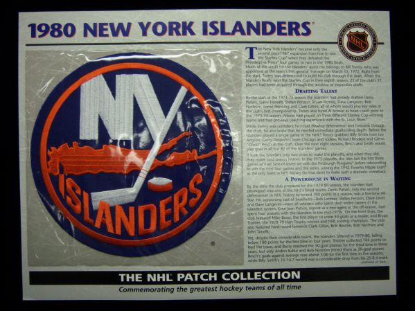 Willabee & Ward Hockey Patch- 1980 New York Islanders