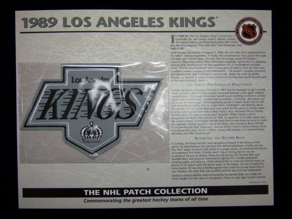 Willabee & Ward Hockey Patch- 1989 Los Angeles Kings