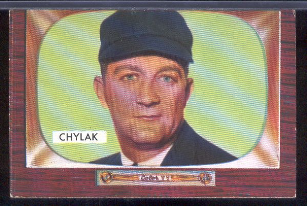 1955 Bowman Bb Hi#- #283 Nestor Chylak, Umpire