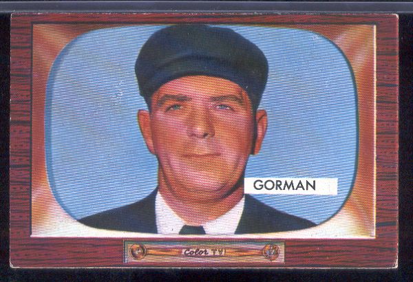 1955 Bowman Bb Hi# - #293 Gorman, Umpire