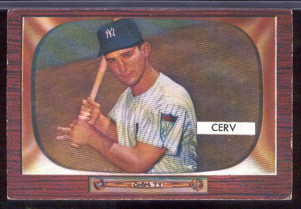 1955 Bowman Bb Hi#- #306 Bob Cerv, Yankees