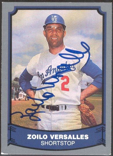 1989 Pacific Baseball Legends- #107 Zoilo Versalles- Autographed