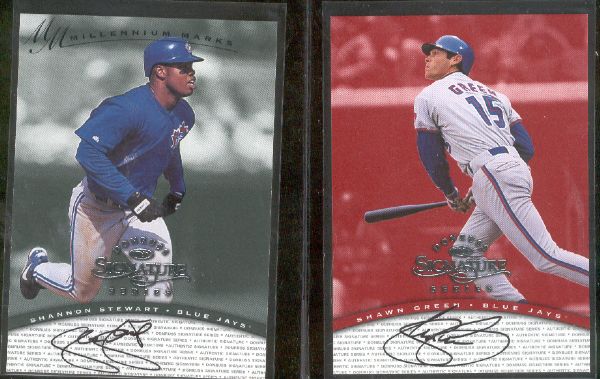 1997 Donruss Signature Bsbl. “Autographs”- 4 Diff