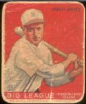 1933 Goudey Baseball- #3 Hugh Critz,Giants
