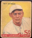 1933 Goudey Baseball- #8 Roy Johnson, Red Sox