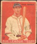 1933 Goudey Baseball- #25 Paul Waner, Pirates- Hall of Famer