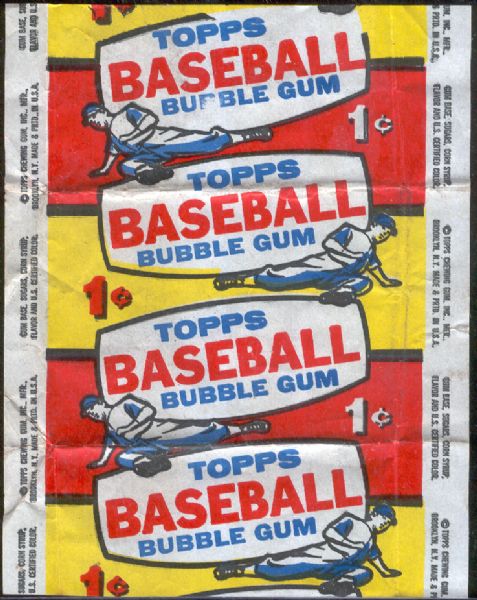 1957 Topps Baseball- 1 Cent Wrapper