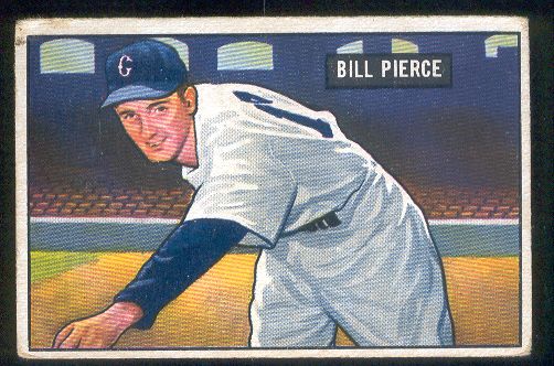 1951 Bowman Bb- #196 Billy Pierce, White Sox