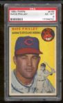 1954 Topps Baseball- #159 Dave Philley, Indians- PSA Ex-Mt 6