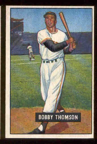 1951 Bowman Bsbl. #126 Bobby Thomson, Giants