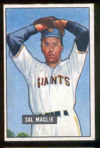 1951 Bowman Bsbl. #127 Sal Maglie, Giants