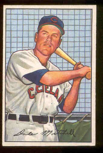 1952 Bowman Bsbl. #239 Dale Mitchell, Indians
