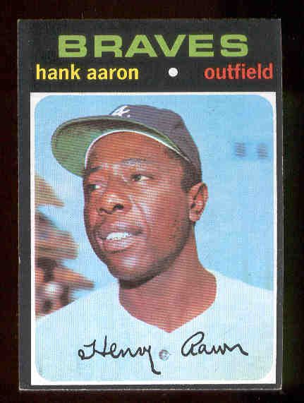 1971 Topps Bsbl. #400 Hank Aaron, Braves