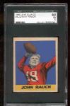 1949 Leaf Fb- #4 Johnny Rauch, NY Bulldogs- SGC 60 Ex 5 