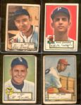1952 Topps Bb- 4 Diff.