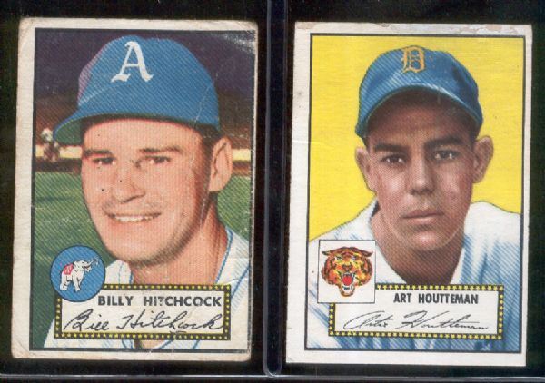 1952 Topps Bb-  5 Diff.