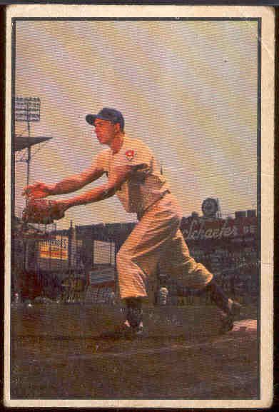1953 Bowman Baseball Color- #92 Gil Hodges, Dodgers