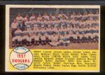 1958 Topps Bb- #71 Dodgers Team