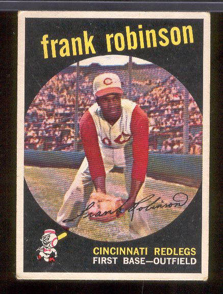 1959 Topps Bb- #435 Frank Robinson, Reds