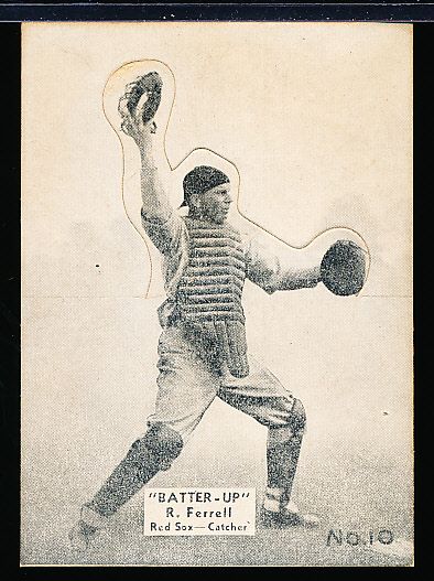 1934-36 Batter Up Bb- #10 R. Ferrell White Sox- black & white tint