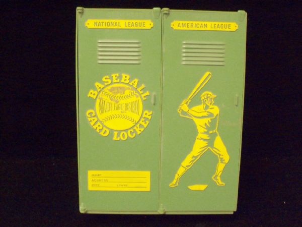 1969 Baseball Card Locker  Plastic