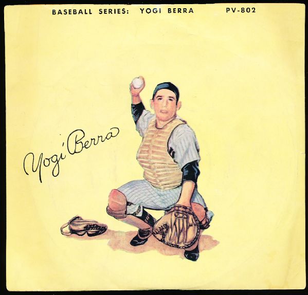 1952? Columbia Records Baseball Series- 45 RPM- Yogi Berra, Yankees