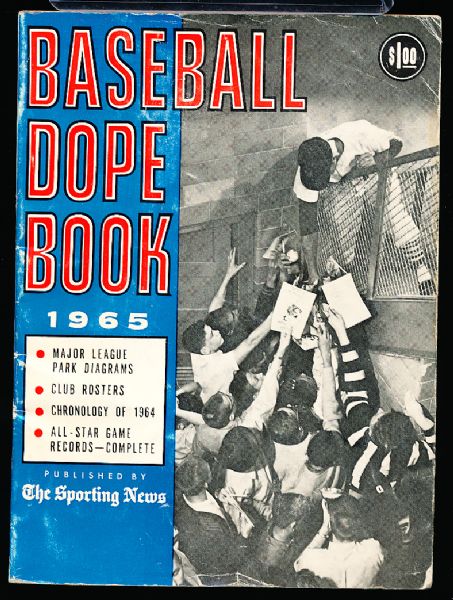 Sporting News Baseball Dope Book- 3 Diff.